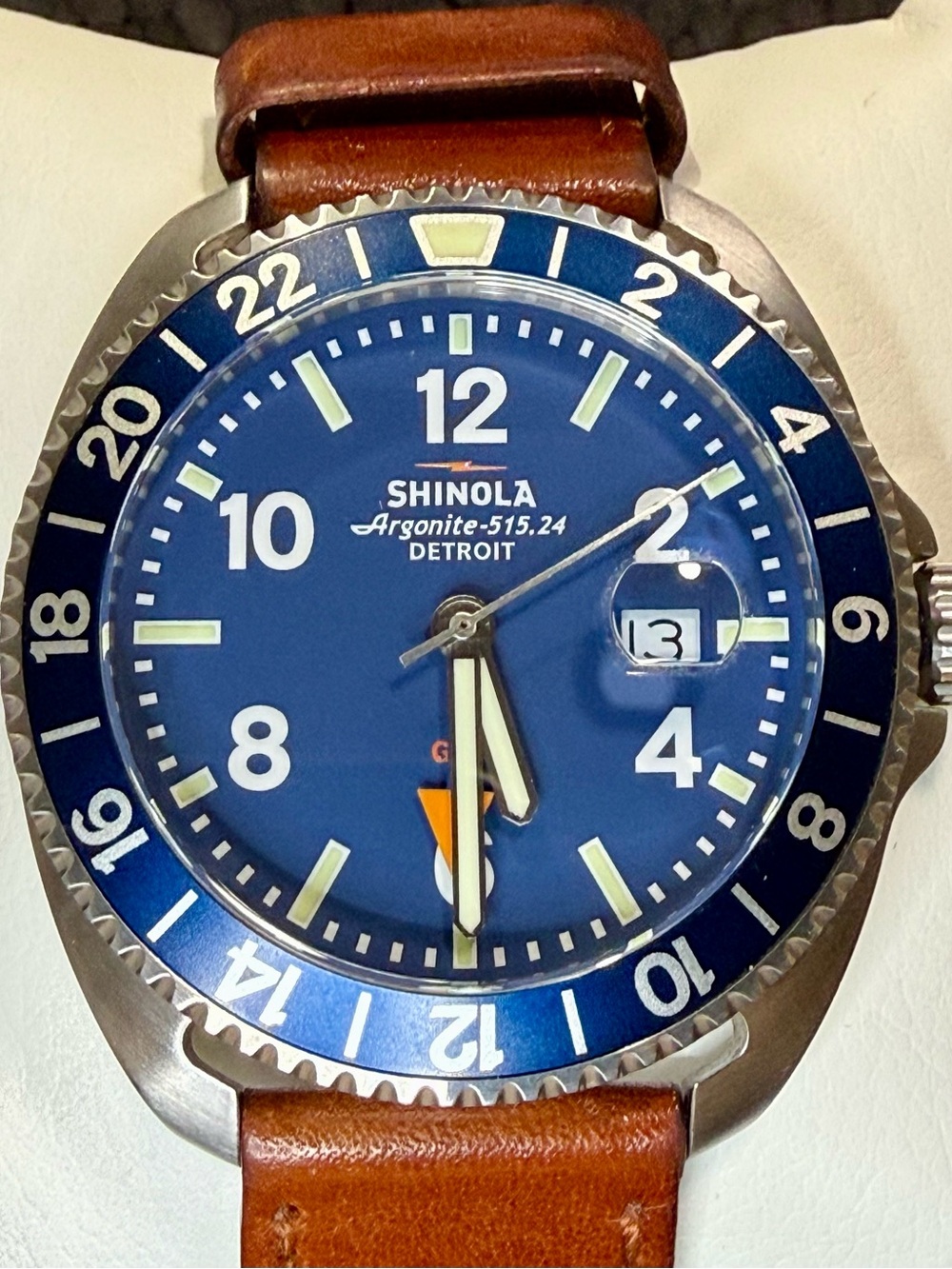 Shinola Rambler GMT Date Classic Mens Watch